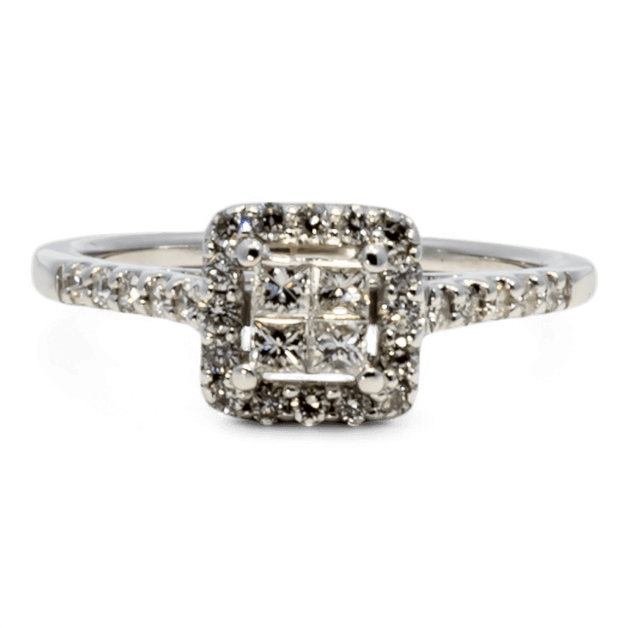  RING14K White Gold 0.43CTW  