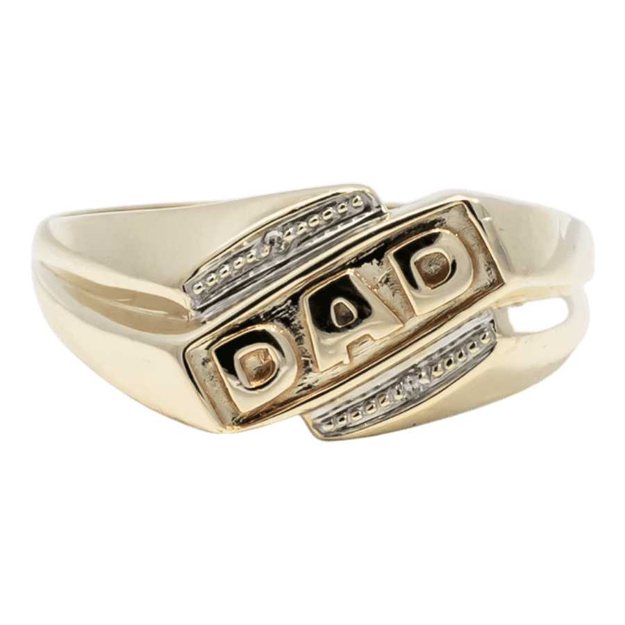  RING10K Yellow Gold 0.2CTW  