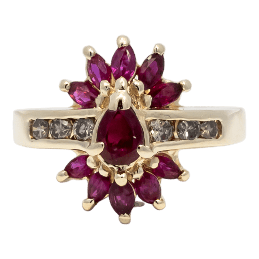  RING14K Yellow Gold 0.3CTW  