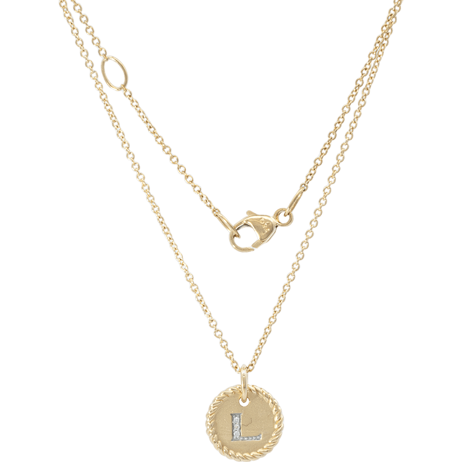  NECKLACE 18KYG 1.8DWT