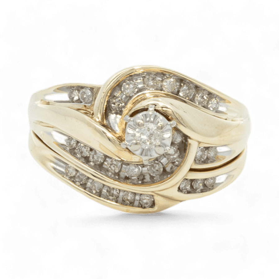  SOLITAIRE RG 29DIAS .31CTW 10KYG