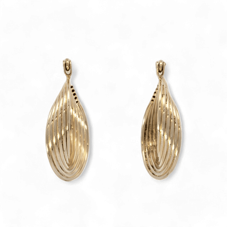  EARRINGS 14KYG 1.1DWT