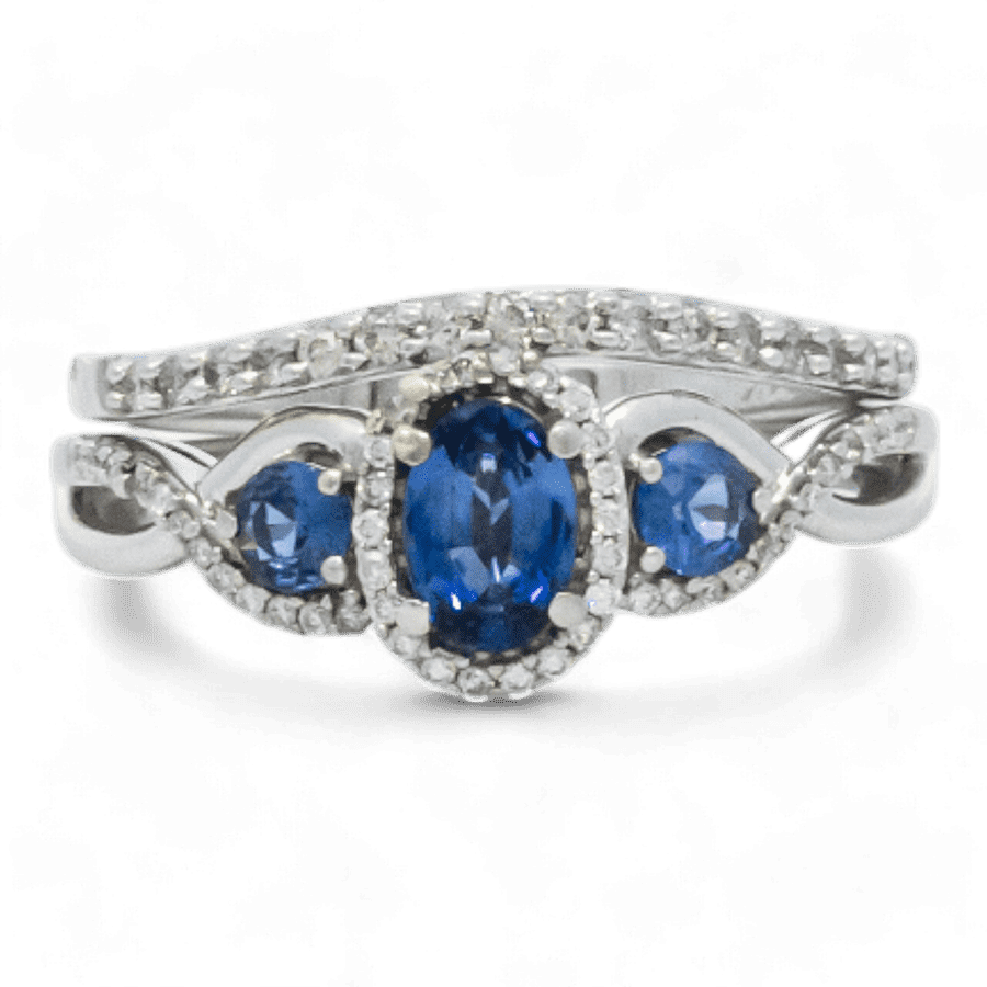  14k Yellow Gold Ring with 0.60 Carats of Diamonds
