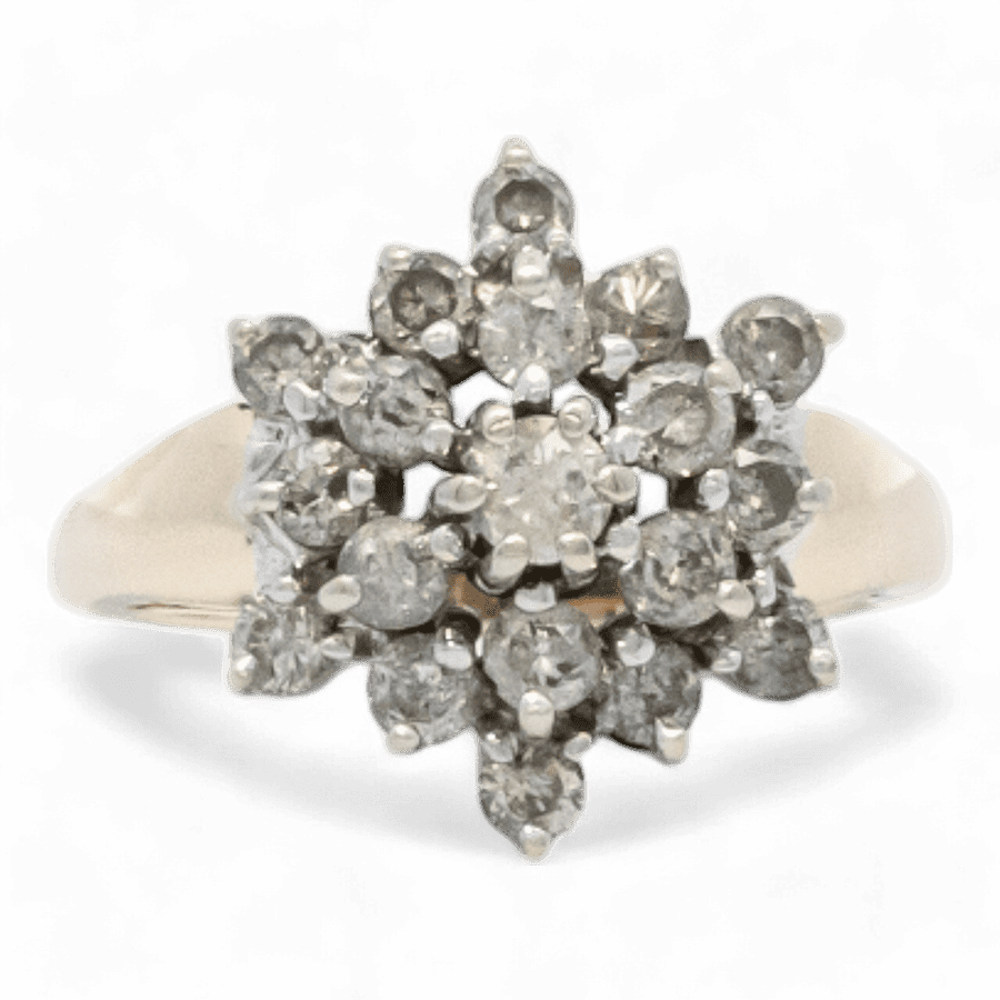  18k Rose Gold Ring with 0.20 Carats of Diamonds