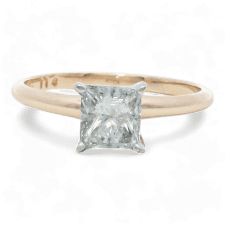 14k Yellow Gold Ring with 1.22 Carats of Diamonds