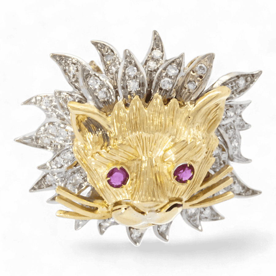  10k Yellow Gold Pendant with 0.40 Carats of Diamonds