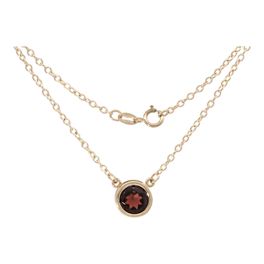  STONE NECKLACE 10KYG 1.5DWT