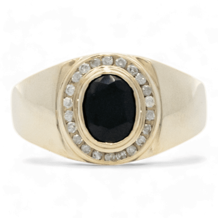  10k White Gold Ring with 0.22 Carats of Diamonds