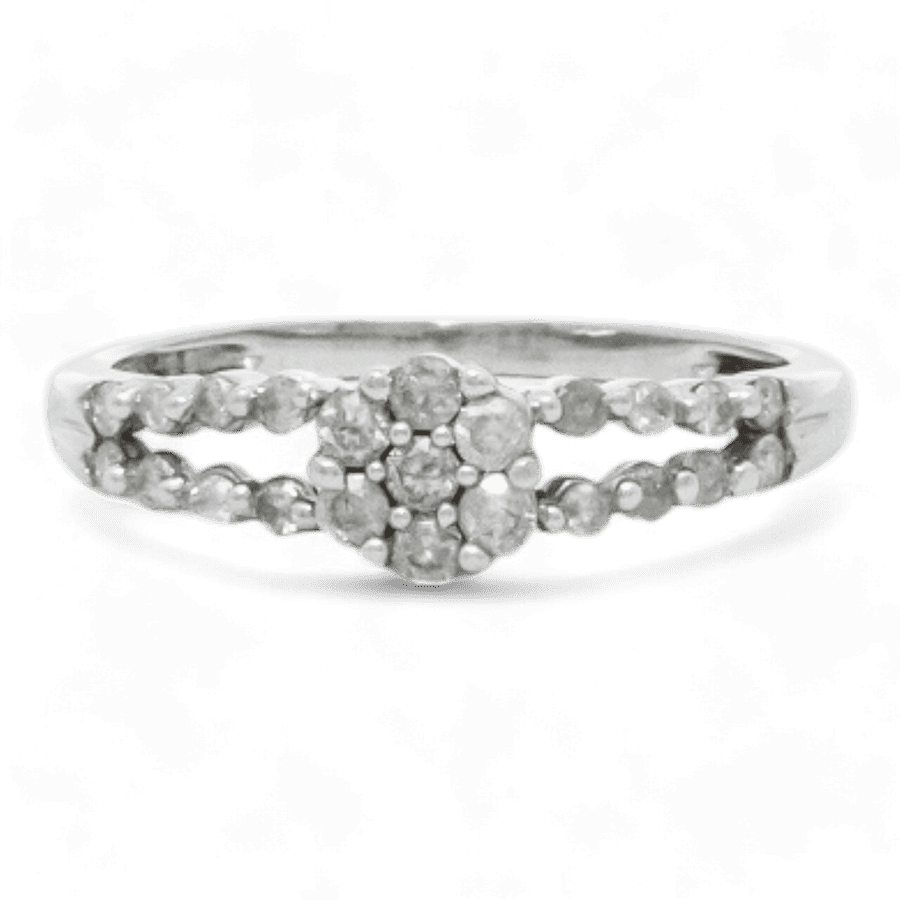  14k Yellow Gold Ring with 0.22 Carats of Diamonds
