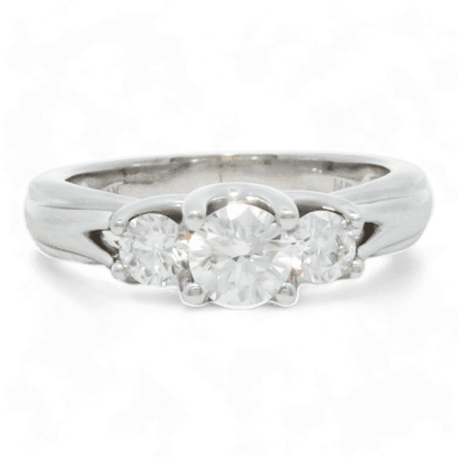  14k Yellow Gold Ring with 0.65 Carats of Diamonds