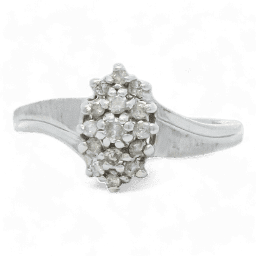  14k Yellow Gold Ring with 0.15 Carats of Diamonds
