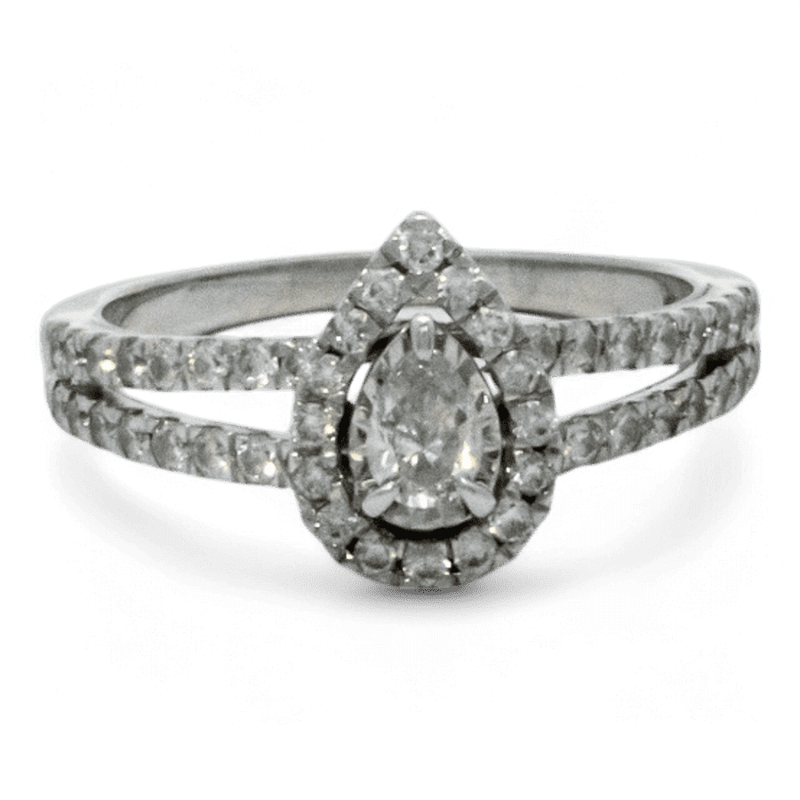  10k Yellow Gold Ring with 1.08 Carats of Diamonds