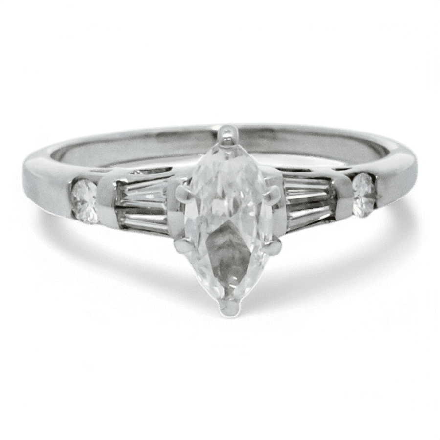  10k Yellow Gold Ring with 1.34 Carats of Diamonds