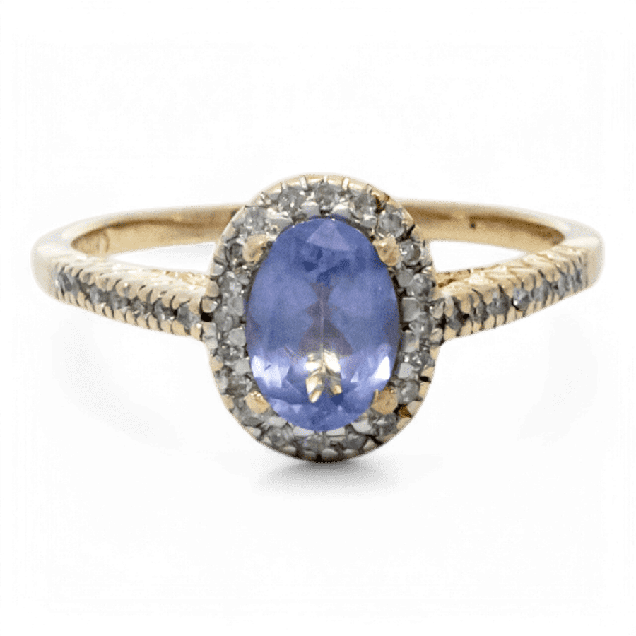  10k Yellow Gold Ring with 0.32 Carats of Diamonds