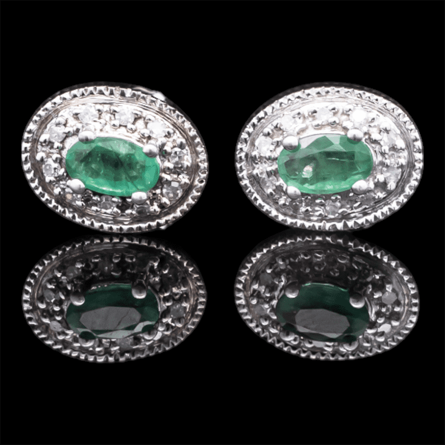  10k White Gold Earrings