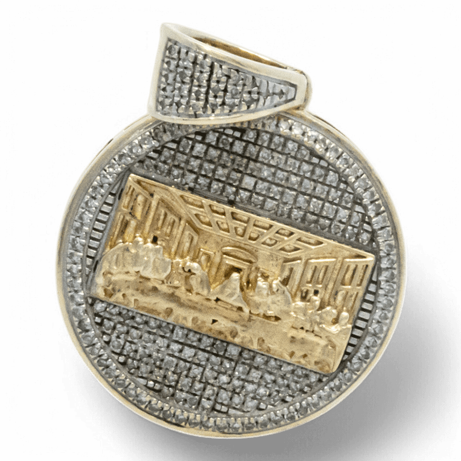  10k Yellow Gold Ring with 0.75 Carats of Diamonds