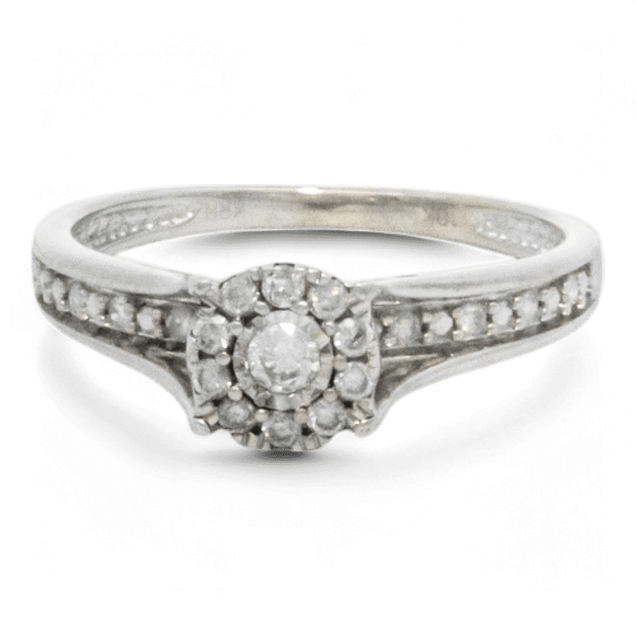  10k Yellow Gold Ring with 0.09 Carats of Diamonds