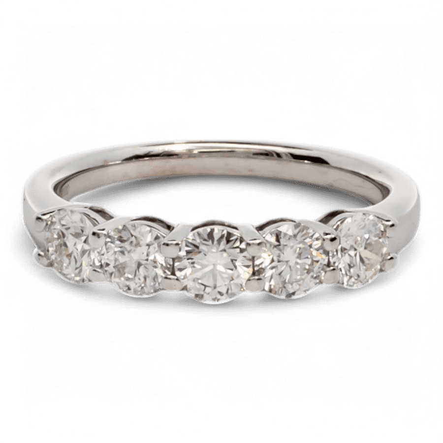  14k Yellow Gold Ring with 1.40 Carats of Diamonds