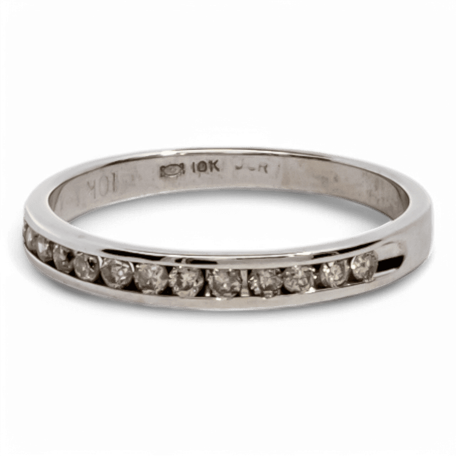  14k Yellow Gold Ring with 0.04 Carats of Diamonds