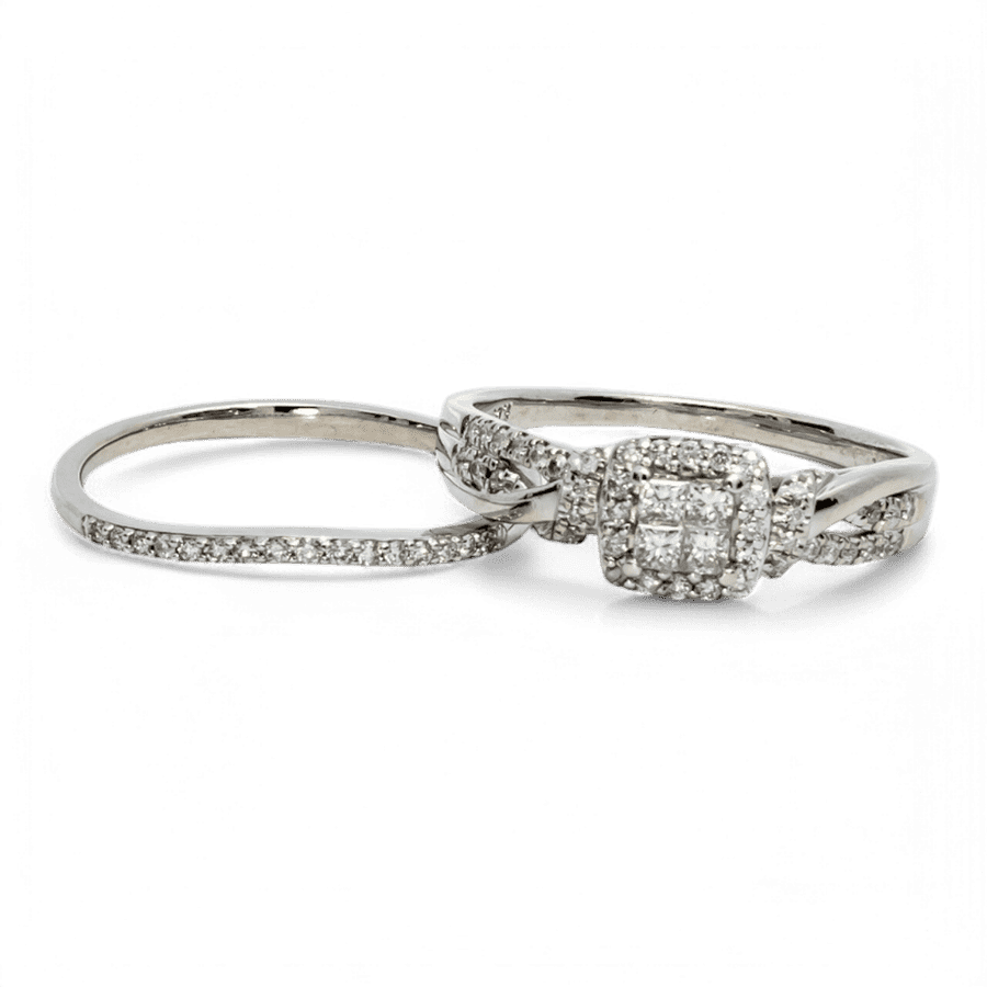  14k Yellow Gold Ring with 1.56 Carats of Diamonds