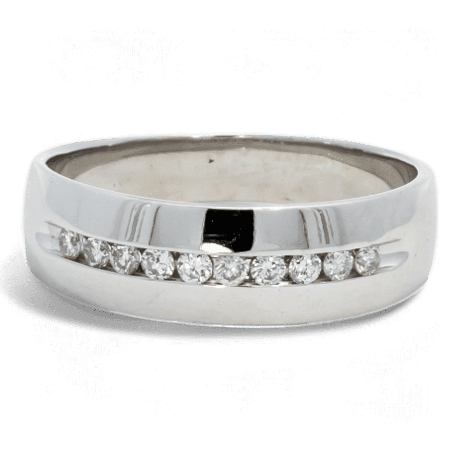  14k Yellow Gold Ring with 0.10 Carats of Diamonds