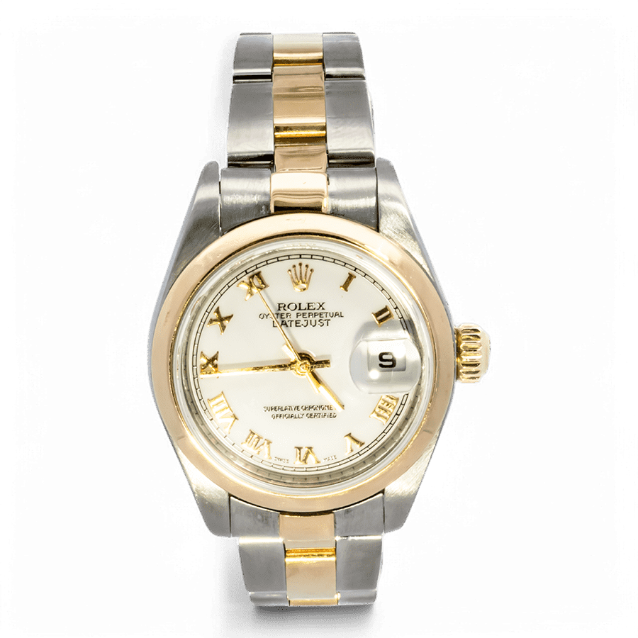 ROLEX ROLEX 79163 STAINLESS18K OYSTERBAND PERPETUAL DATEJUST 