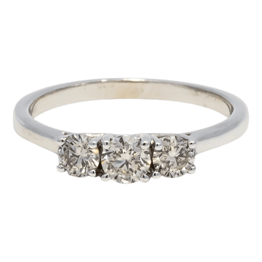  RING14K White Gold 0.65CTW  