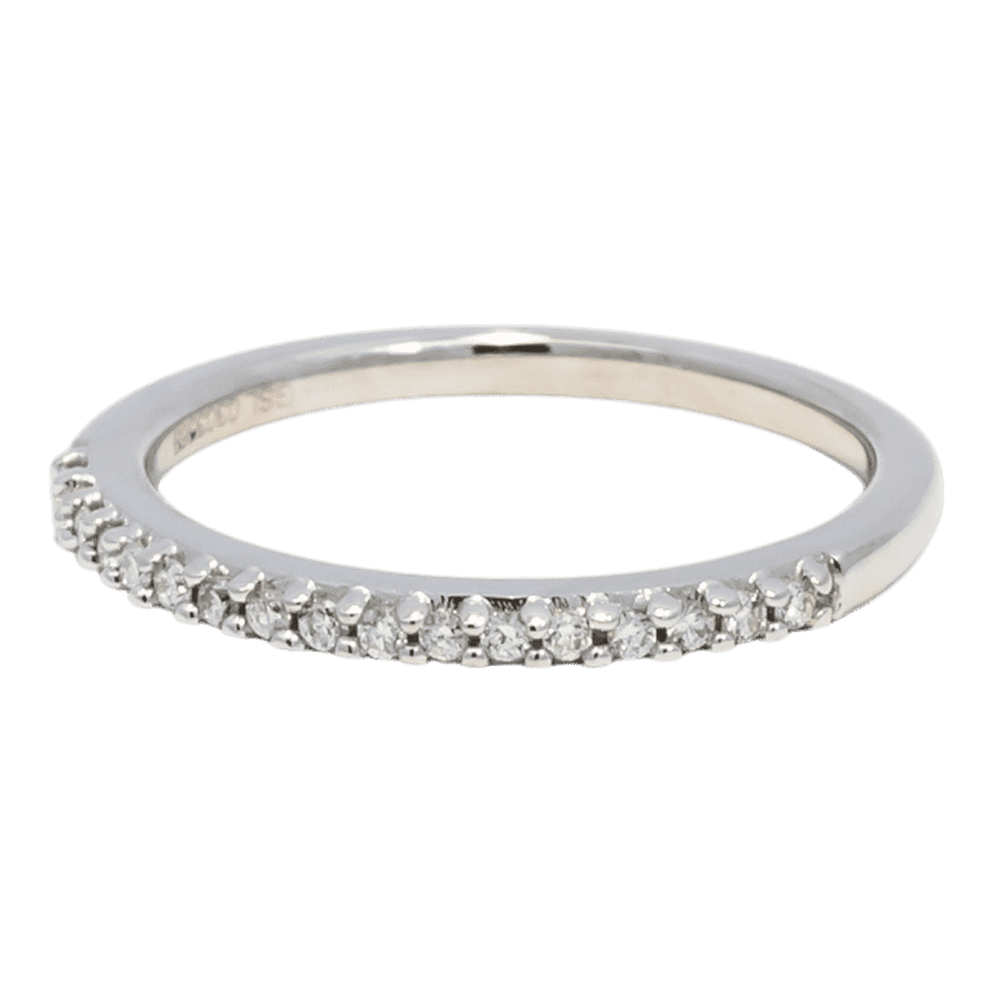  RING18K White Gold 0.17CTW  