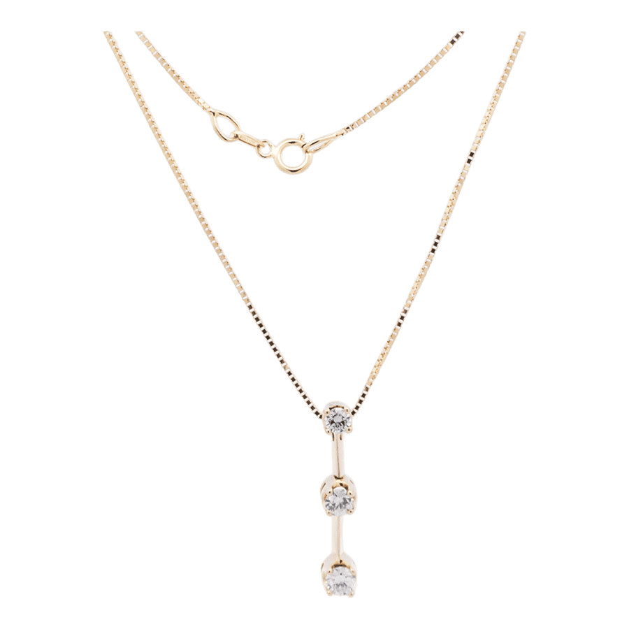  NECKLACE14K Yellow Gold 0.45CTW  