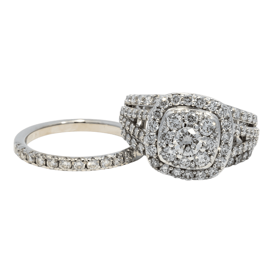  RING14K White Gold1.3CTW  