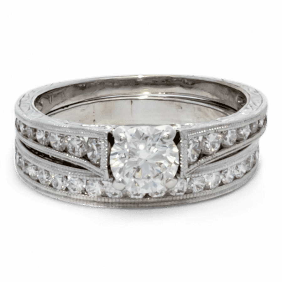  10k Yellow Gold Ring with 1.45 Carats of Diamonds
