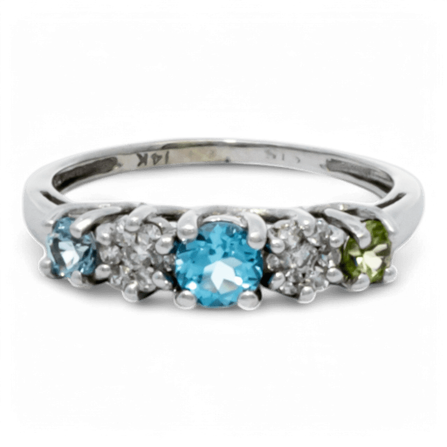  10k Yellow Gold Ring with 0.16 Carats of Diamonds