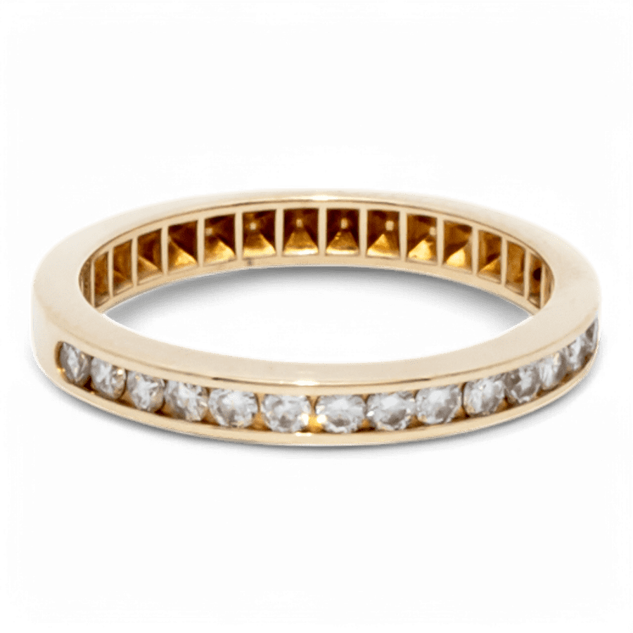  14k Yellow Gold Ring with 0.17 Carats of Diamonds