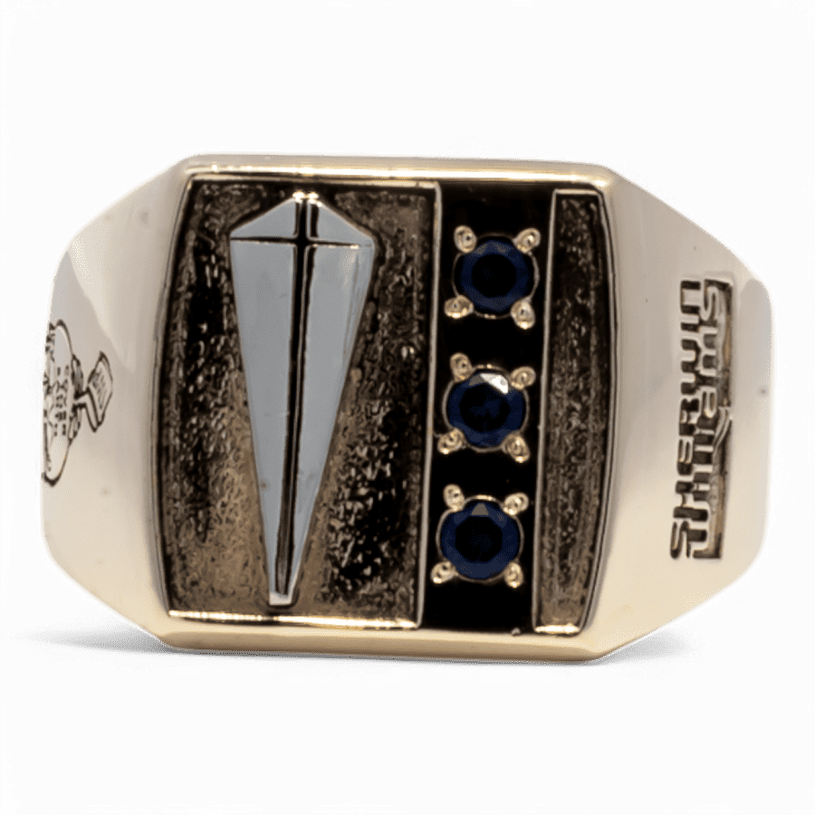  10k Yellow Gold Ring  Size 9.75