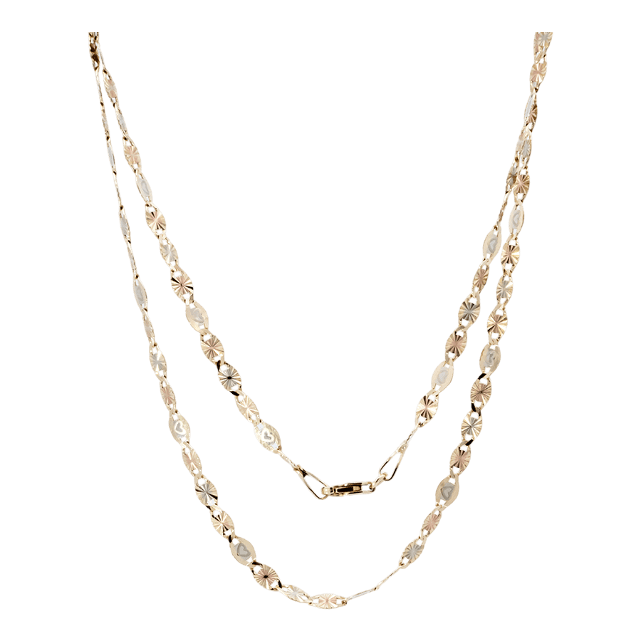  14k Two Toned Chain  24