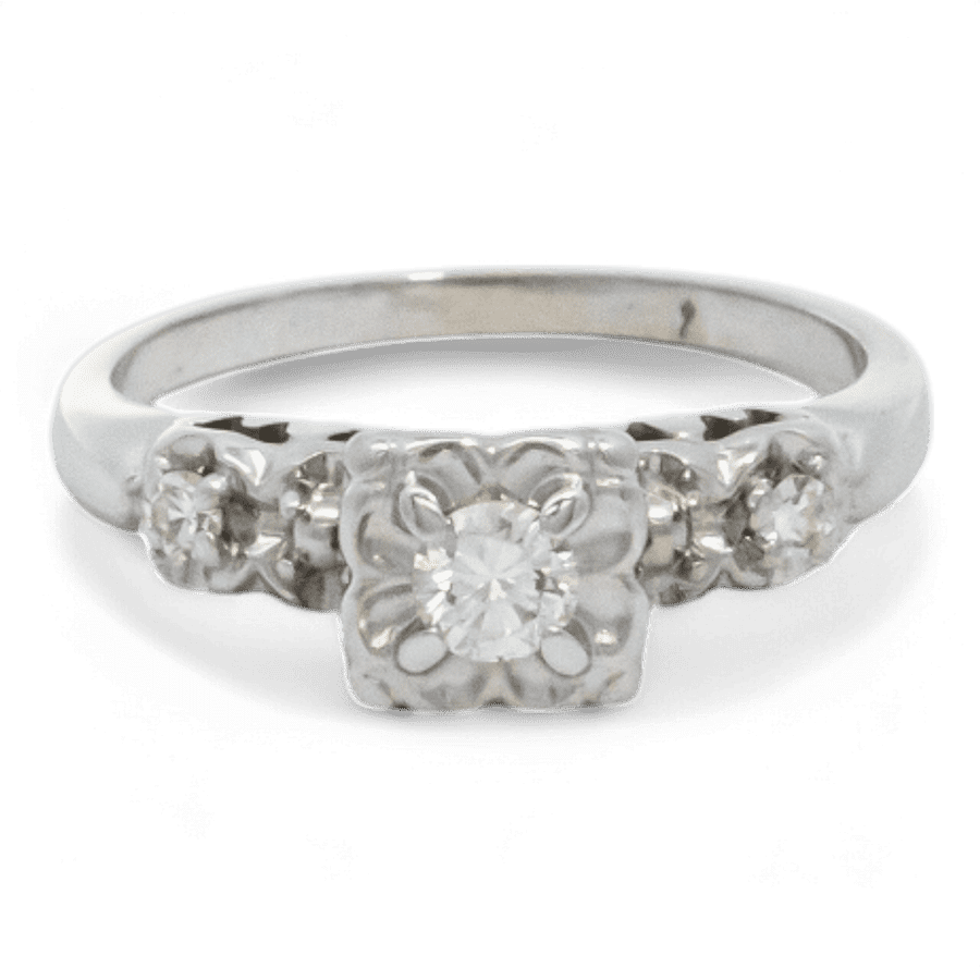 10k Yellow Gold Ring with 0.21 Carats of Diamonds