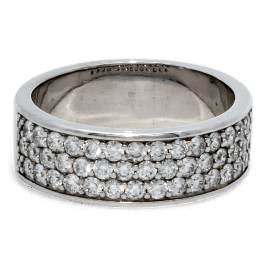  14k White Gold Ring with 1.29 Carats of Diamonds