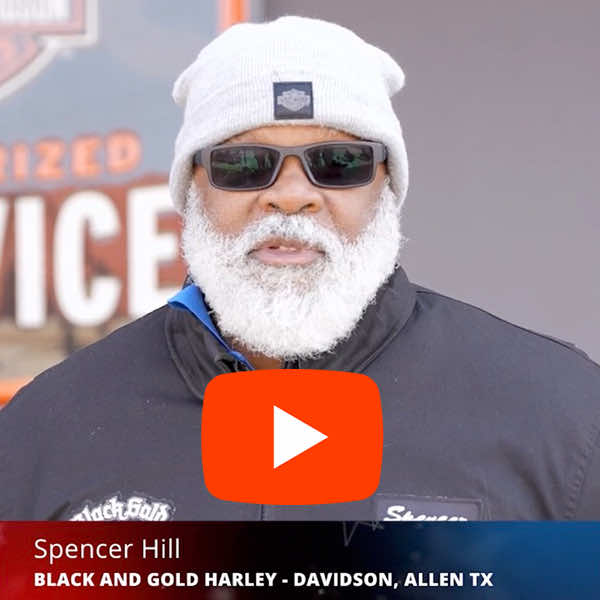 Testimonial from Spencer Hill at Black and Gold Harley